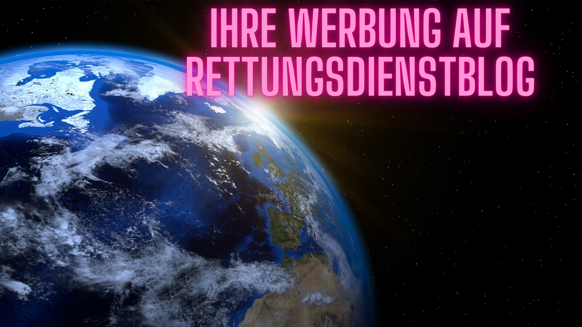 Werbung auf Rettungsdienstblog