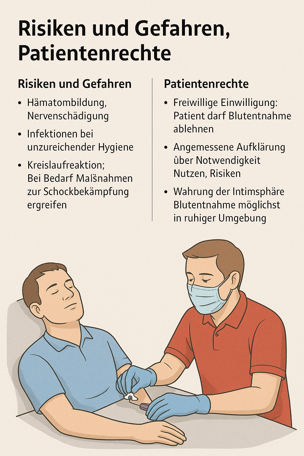 Blutentnahme-rettungsdienst